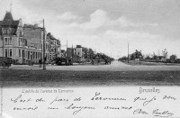 carte postale ancienne de Etterbeek L'Entrée de l'avenue de Tervueren