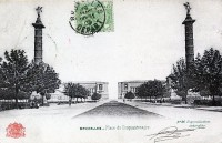 carte postale ancienne de Etterbeek Place du Cinquantenaire