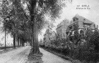 carte postale ancienne de Uccle Avenue De Fré