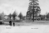 carte postale ancienne de Watermael-Boitsfort Boitsfort - Place communale