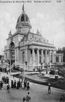 postkaart van Brussel Exposition de Bruxelles 1910 - Pavillon du Brésil