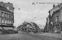 carte postale ancienne de Etterbeek Carrefour de la Chasse