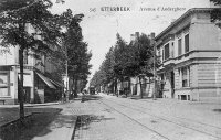 carte postale ancienne de Etterbeek Avenue d'Auderghem