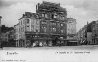 carte postale ancienne de Saint-Josse Le Marché de St Josse-ten-Noode