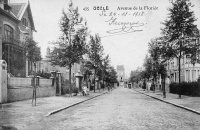 carte postale ancienne de Uccle Avenue de la Floride