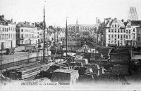 carte postale de Bruxelles Le Canal de Villebroeck