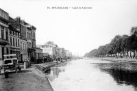 carte postale de Bruxelles Canal de Charleroi
