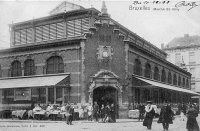 postkaart van Brussel Marché St. Géry