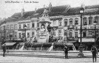 postkaart van Brussel Porte de Namur