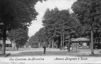 carte postale ancienne de Uccle Avenue Brugman