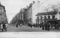 carte postale ancienne de Saint-Gilles Ma Campagne et Chaussée de Charleroi