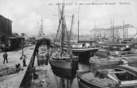 carte postale de Bruxelles Le Quai et le Bassin de l'entrepôt
