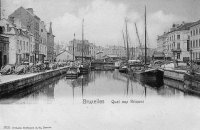 carte postale de Bruxelles Quai aux Briques