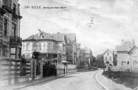 carte postale ancienne de Uccle Avenue beau séjour