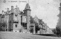 carte postale ancienne de Etterbeek Rue Belliard