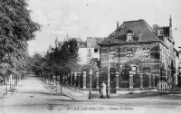 carte postale ancienne de Ixelles Avenue Ernestine