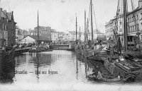 carte postale de Bruxelles Quai aux Briques