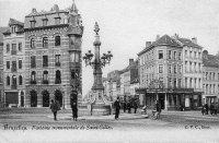 carte postale ancienne de Saint-Gilles Fontaine monumentale