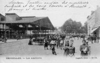 carte postale ancienne de Anderlecht Les Abattoirs