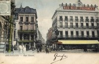 carte postale de Bruxelles Rue Neuve