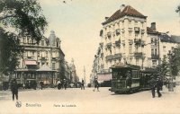 postkaart van Brussel Leuvensepoort