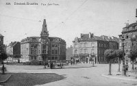 carte postale ancienne de Etterbeek Place Saint Pierre
