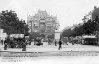 postkaart van Brussel Monument et place Anneessens