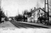 carte postale ancienne de Watermael-Boitsfort La gare