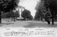 carte postale ancienne de Uccle Avenue Brugmann