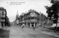 carte postale ancienne de Anderlecht Cureghem - Rue Eloi et Rue Pasteur