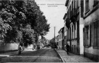 carte postale ancienne de Uccle ChaussÃ©e d'Alsemberg vers le Globe