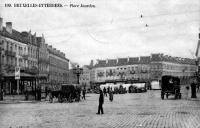 carte postale ancienne de Etterbeek Place Jourdan