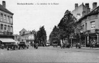 carte postale ancienne de Etterbeek Le carrefour de la Chasse