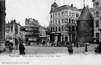 carte postale de Bruxelles Place Sainte Catherine