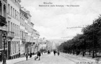 carte postale de Bruxelles Boulevard du jardin botanique - vue d'ensemble