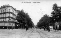 carte postale de Bruxelles Avenue du Midi