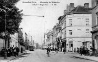 carte postale ancienne de Uccle Chaussée de Waterloo