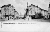 carte postale ancienne de Saint-Gilles L'ancienne barrière de Saint Gilles