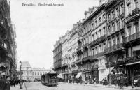 carte postale de Bruxelles Boulevard Anspach