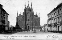 carte postale ancienne de Laeken L'Ã©glise Saint-Roch