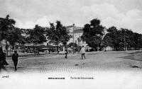 carte postale de Bruxelles Porte de Schaerbeek - Croisement de la rue Royale et du Blvd du jardin botanique