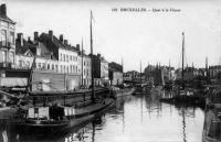 carte postale de Bruxelles Quai à la chaux