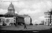 carte postale de Bruxelles La porte Louise