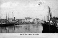 carte postale de Bruxelles Bassin de l'entrepôt