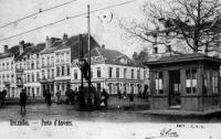 carte postale de Bruxelles Porte d'Anvers