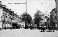 carte postale de Bruxelles Marché Sainte-Catherine