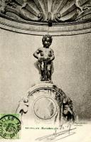 carte postale de Bruxelles Manneken-pis