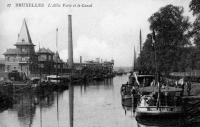 postkaart van Brussel L'Allée verte et le canal