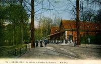 carte postale de Bruxelles Le bois de la Cambre. La laiterie.