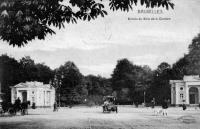 carte postale de Bruxelles Entrée du bois de la Cambre